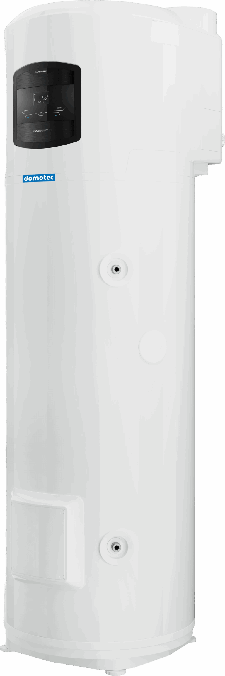 Domotec Warmwasser-Wärmepumpe Luft/Wasser mit 2 Wärmetauscher 250 Liter (NUOS III S 250W2) 230V~ 13A