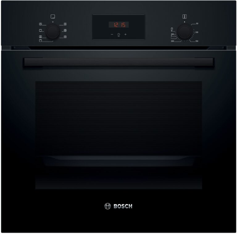 Bosch, Serie 2, Einbau-Backofen, 60 x 60 cm, Schwarz (HBF133BA1)