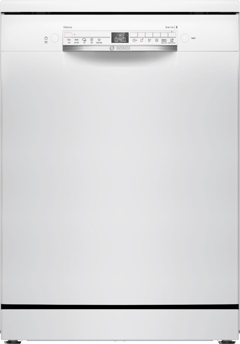 Bosch Serie 2, Freistehender Geschirrspüler, 60 cm, weiss (SMS2HTW08E)