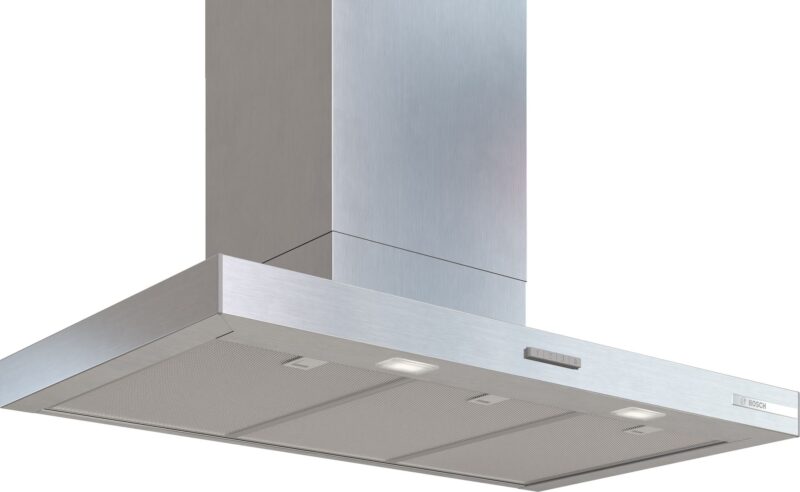 Bosch Serie 2, Wandhaube, 90 cm, Metall-Optik (DWB93BC30)