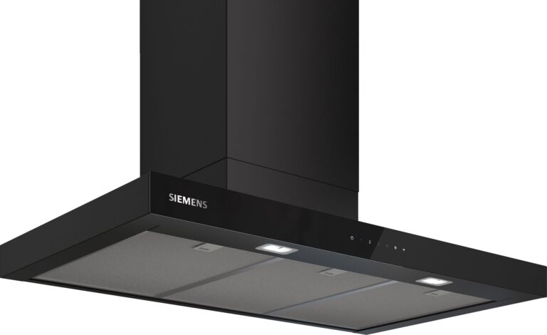 Siemens iQ300, Wandhaube, 90 cm, Mattschwarz (LC97BDN60)