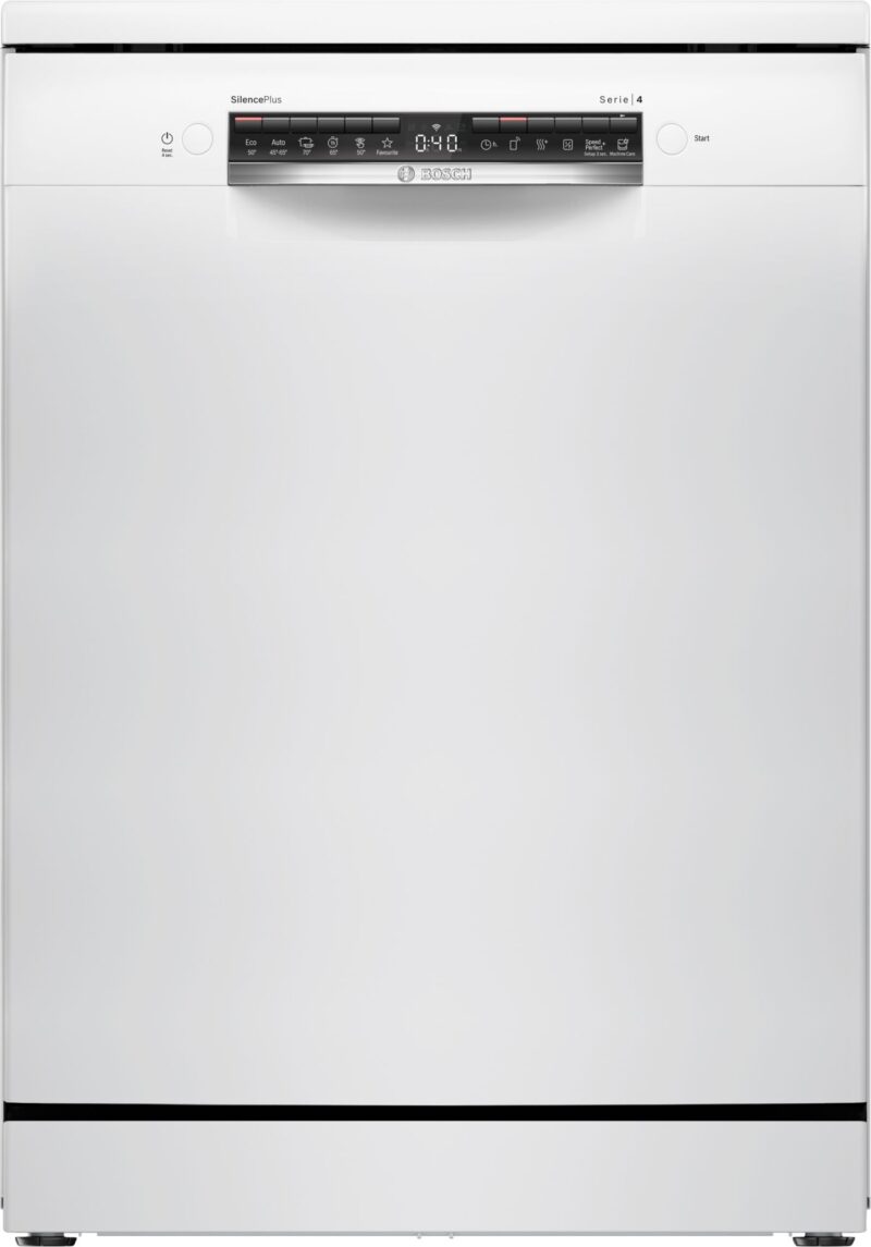 Bosch Serie 4, Freistehender Geschirrspüler, 60 cm, weiss (SMS4HKW08E)